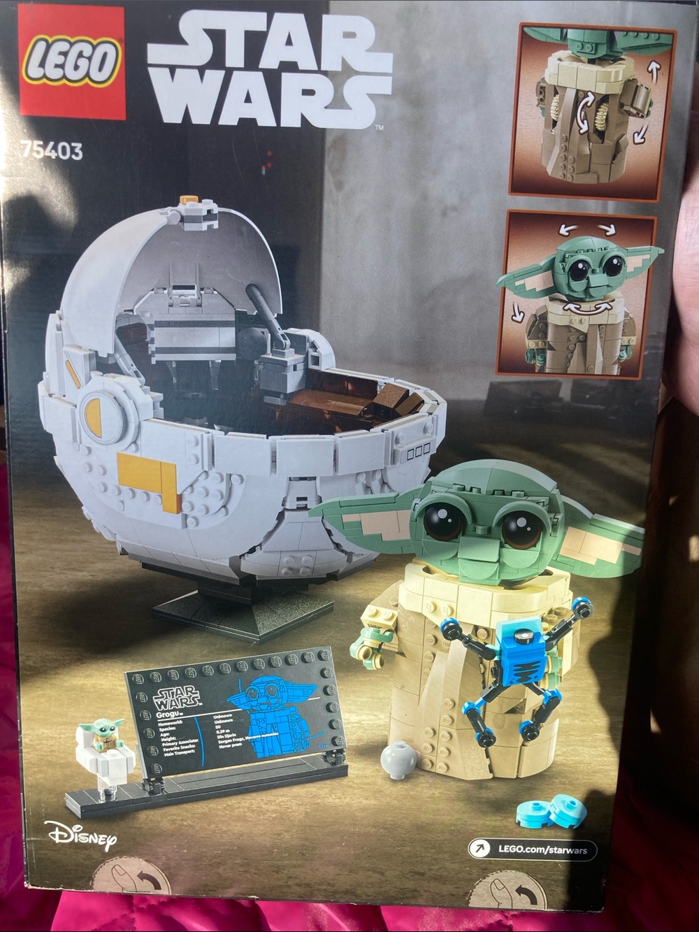 Lego Star Wars Grogu with Hover Pram